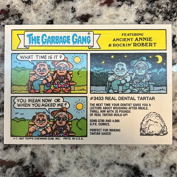Ultra Rare 1987 Topps Garbage Pail Kids Bud Sucker sticker card with ERROR. 😲 - Picture 2 of 6